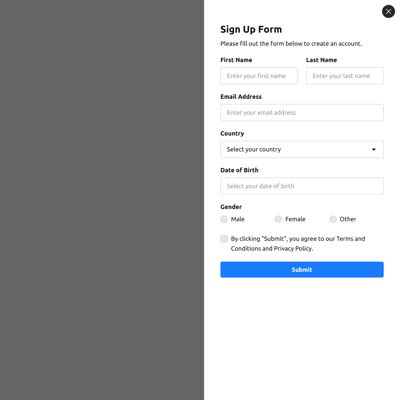 Image result for HTML Popup Form