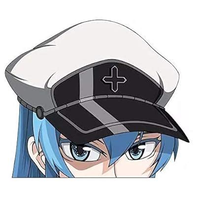 Buy Akame Ga Kill Esdeath Peeker Anime Graphics - Sticker Vinyl Decal ...