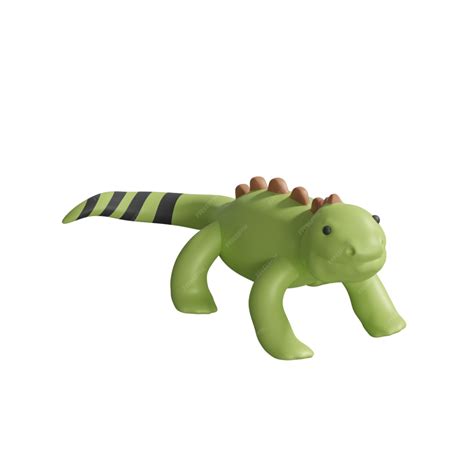Icône d’iguane : modèle 3D Premium