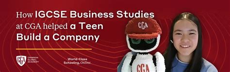 How IGCSE Business at CGA Helped a Teen Build a Company - Crimson ...