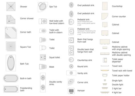 Shower Symbol Floor Plan