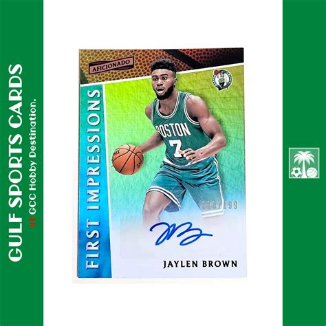 2016-17 Panini Aficionado Jaylen Brown RC Auto /199 First Impressions ...