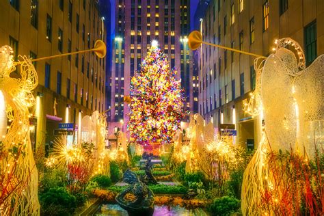 New York City Christmas Tree Wallpaper