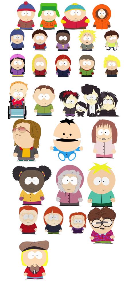 All South Park Characters Kids