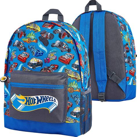 Amazon.com | Hot Wheels School Bag, Official Kids Backpack With Cars ...