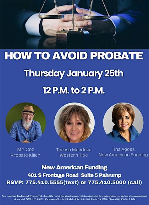 HOW TO AVOID PROBATE, 401 South Frontage Road suite 5, Pahrump, NV, USA ...