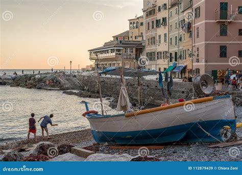 Children On Beach Sea Of Azov, Golubitskaya Resort Editorial Image ...