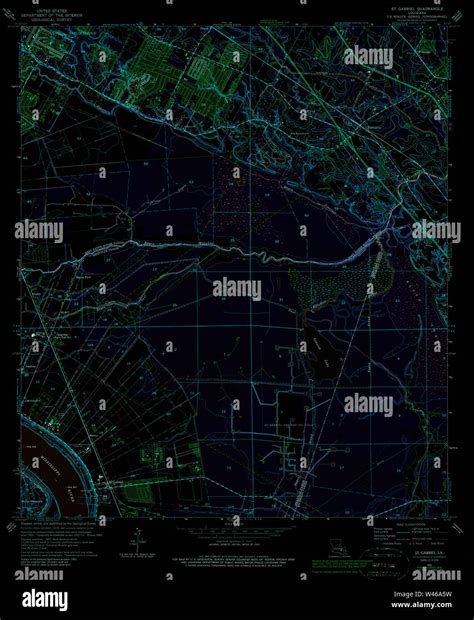 Map of st gabriel hi-res stock photography and images - Alamy