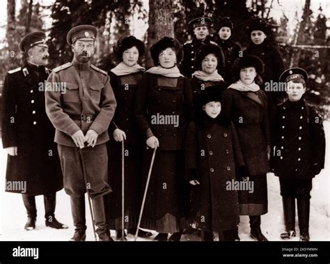Tsar nicholas ii family portrait hi-res stock photography and images ...
