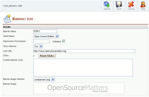 Joomla Banner Tutorial 的图像结果