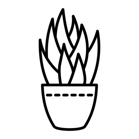 Ícone de vaso de plantação | Vetor Premium