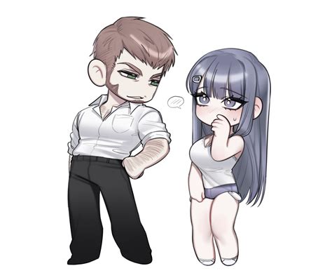 player character and doren (degrees of lewdity) drawn by dy0urre1n ...