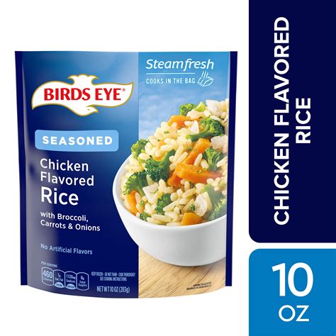 Birds Eye Steamfresh Seasoned Chicken Flavored Rice with Vegetables ...