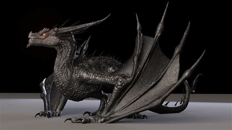 Free Dragon Rigged - Maya | 3DArt