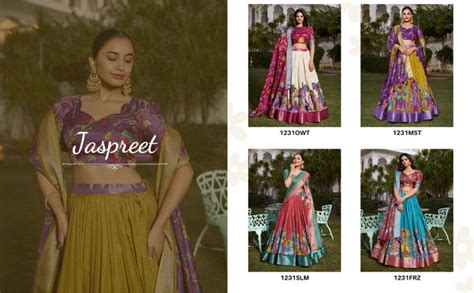 Printed Kalamkari Lehenga With Zari Weaving Border – Mani's Fashions