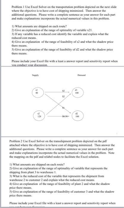Image result for Using Excel Solver for Transportation Problem