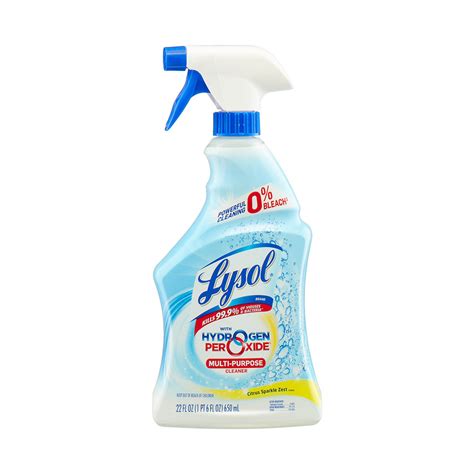 Lysol Bleach Free Hydrogen Peroxide Multi-Purpose Cleaner Spray, 22 fl oz