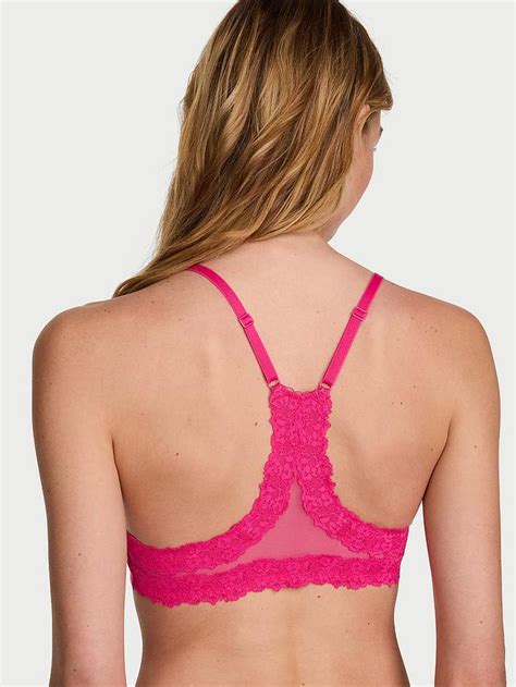 Buy Lightly Lined Lace Racerback Demi Bra Online - Style ID ...