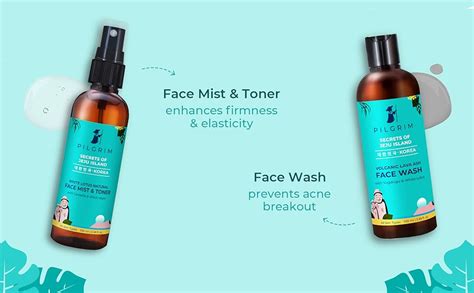 Pilgrim Korean Beauty Flawless Skin Face Care Kit With Vitamin C Night ...