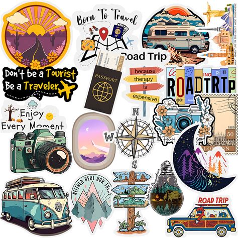 Travelling Stickers Pack (20 Stickers) – sticckiz.com
