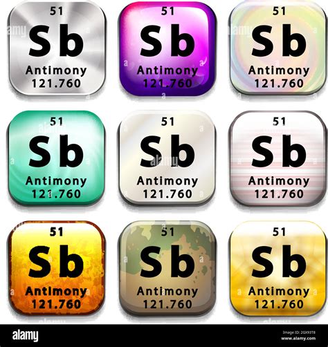 Antimony sb Stock Vector Images - Alamy