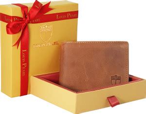 Louis Pearl Men Casual, Formal, Trendy Brown Genuine Leather Wallet ...
