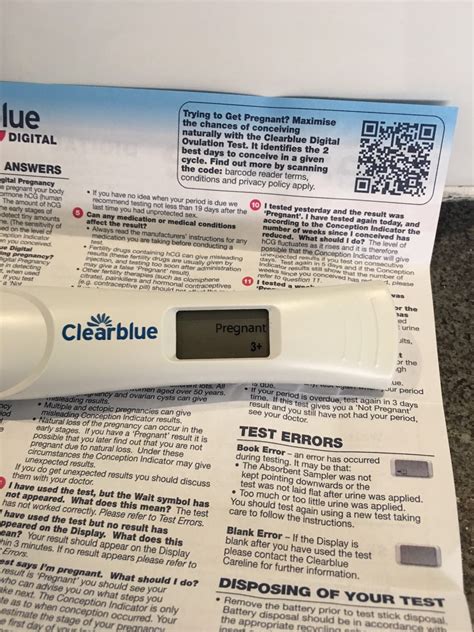 Clear Blue Pregnancy Test Book Error - Quotes Viral