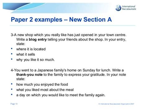 Image result for IB Blog Example
