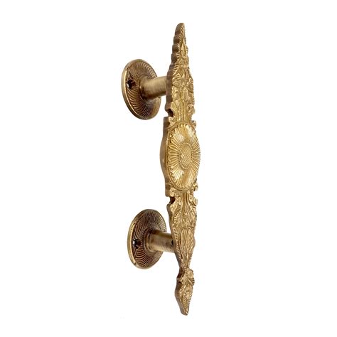 Brass Ethnic Indian Design Door Handle – Two Moustaches Store