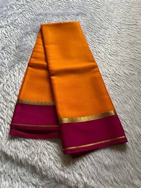 Mala (2D) : Orange-pink – Nalmè Saree Studio