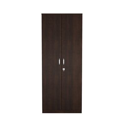 Buy Nilkamal Willy 2 Door Wardrobe Without Mirror (New Wenge)