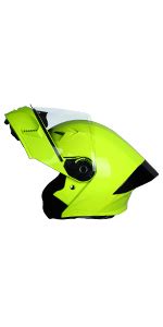 Steelbird SBA-20 7Wings ISI Certified Flip-Up Helmet with Black Spoiler ...