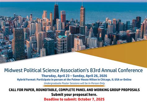 83rd Annual Midwest Political Science Association Conference | IPSA