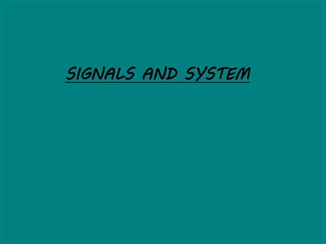Image result for Signal and System Practically Learn