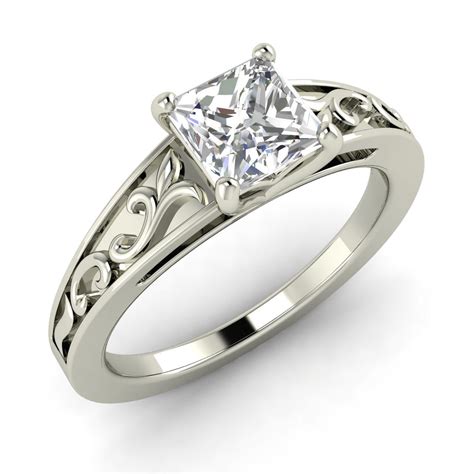 cheap princess cut engagement rings - Look Beautiful with Princess Cut ...