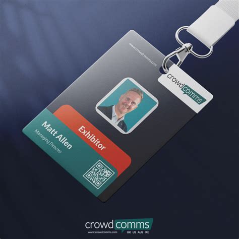 Conference Badge Design Template