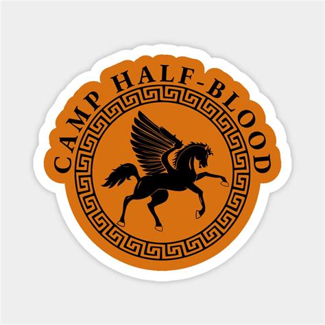 Camp half-blood accurate orange color logo percy jackson, by ...