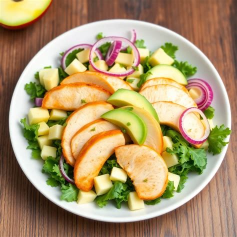 Apple Avocado Chicken Salad Recipe | cookAIfood