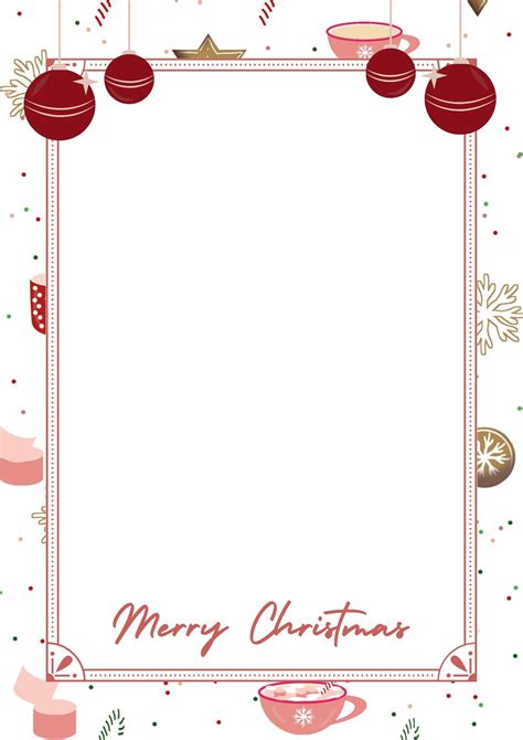 Free Downloadable Christmas Page Borders