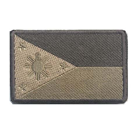 Buy Philippines Flag Patch Embroidered Military Tactical Flag Patches ...