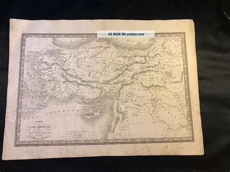 OLD MAP OF ASIA MINOR From 1800s | Europe Maps | Maps, Atlases & Globes #1232322 - map of asia in 1800