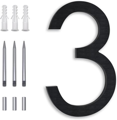 Amazon.com: 8 Inch Large house Numbers for Outside Modern,Metal House ...