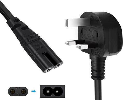 UXWEN 2 Pin Power Cable for Xbox One S/X, PlayStation, India | Ubuy