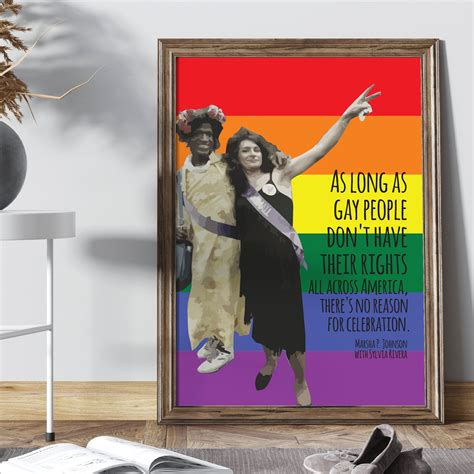 Marsha P Johnson | Quote | No Reason for Celebration | LGBTQ | Gay ...