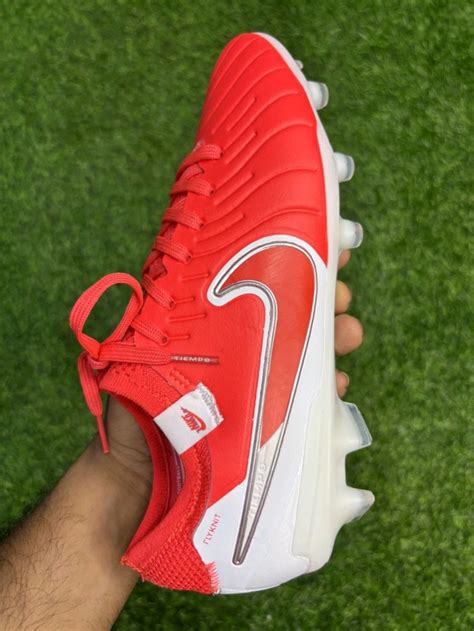 Tiempo Legend 10 Elite Red Colour FG With Lace