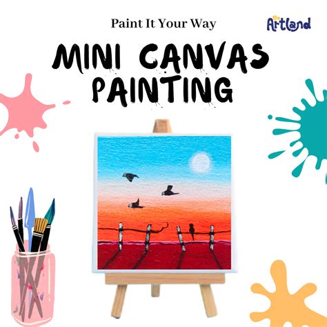 DIY Mini Canvas Painting Kit | The Artland