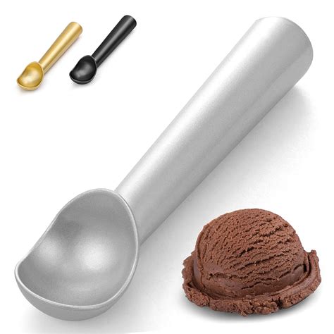 Buy CUNSENR 7 inch Ice Cream Scoop - One-Piece Nonstick Aluminum Ice ...