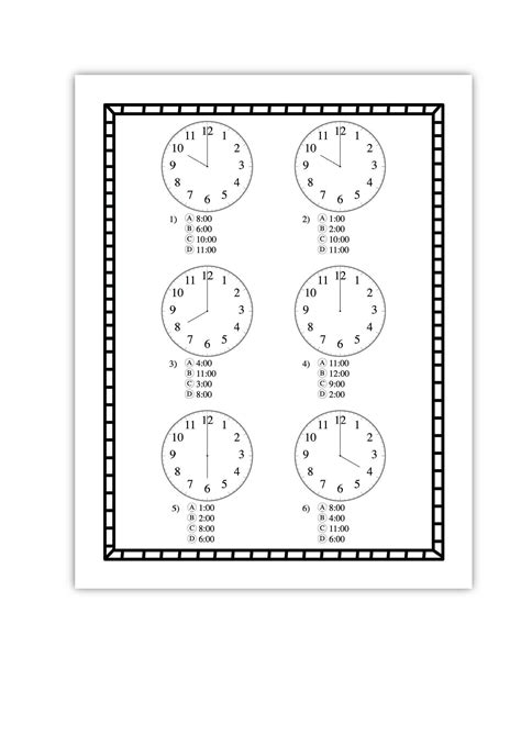 Time Reading Comprehension Worksheet 的图像结果