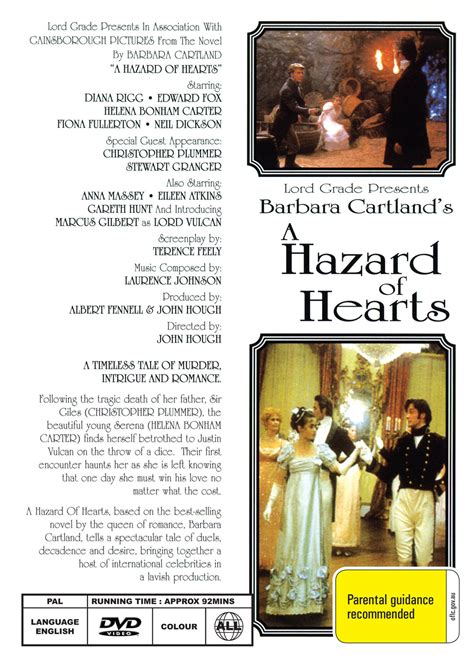 A Hazard of Hearts (1987) - DVD - Diana Rigg, Edward Fox