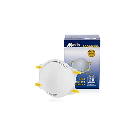Buy NIOSH Certified Makrite 9500-N95S Pre-Formed Cone Particulate ...